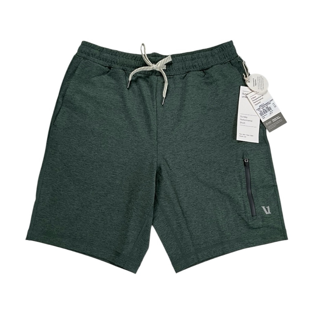 NWT Vuori Sunday Performance 8.5" Shorts -‎ Men's Aspen Heather Small